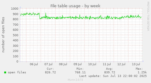 File table usage